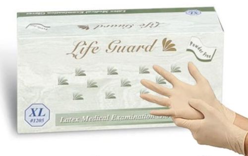 Lifeguard Latex Medical Powder-Free Low Friction Gloves